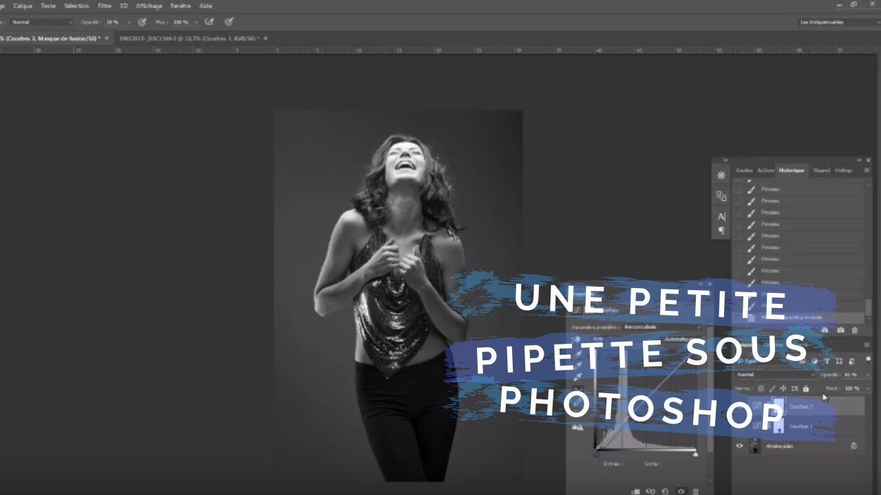 Pipette sous photoshop