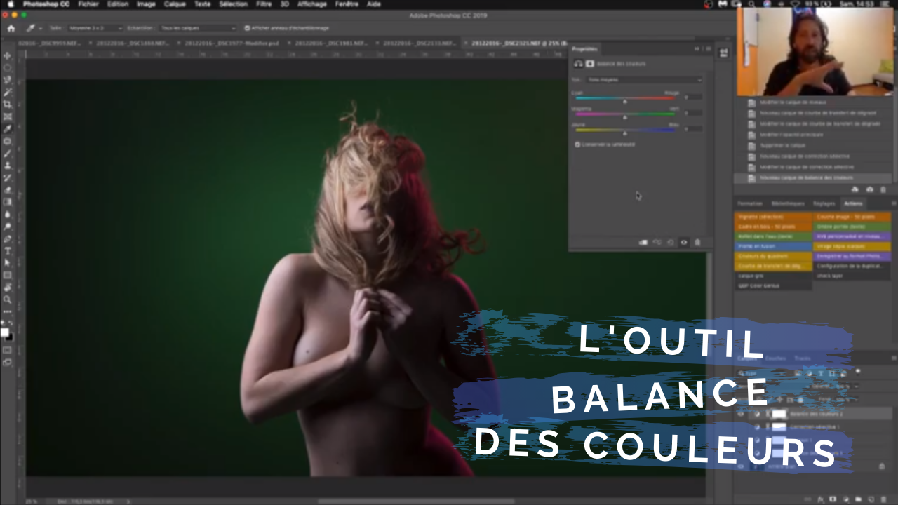 L'outil balance des couleurs
