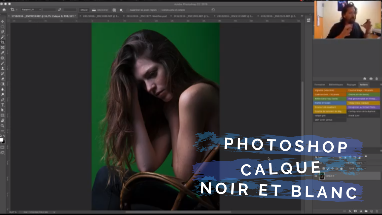 calque noir et blanc