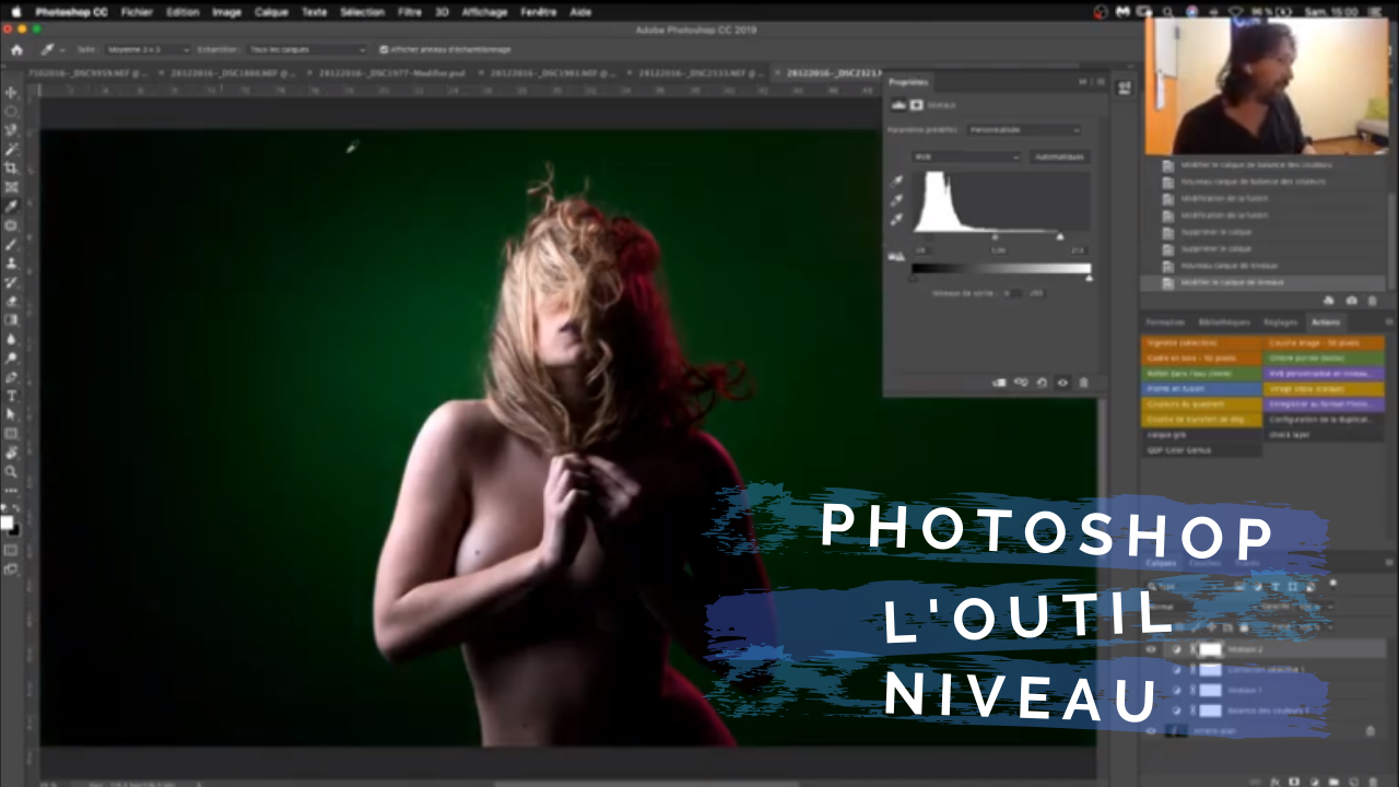 photoshop outil niveau