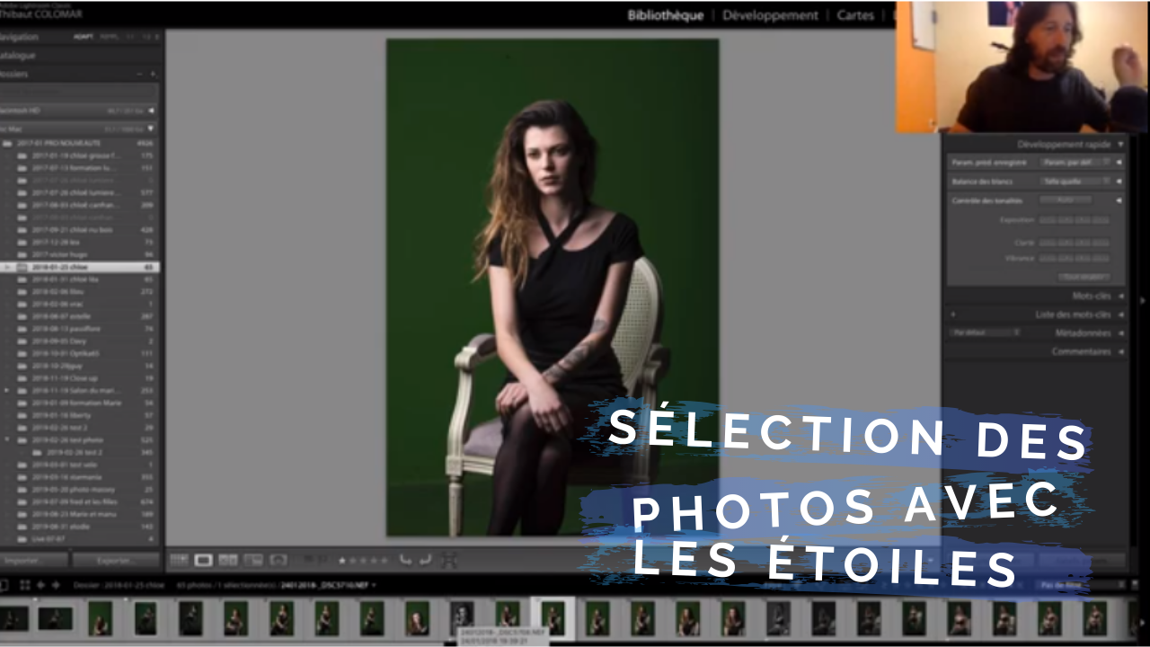 tutoriel lightroom sélection des photos