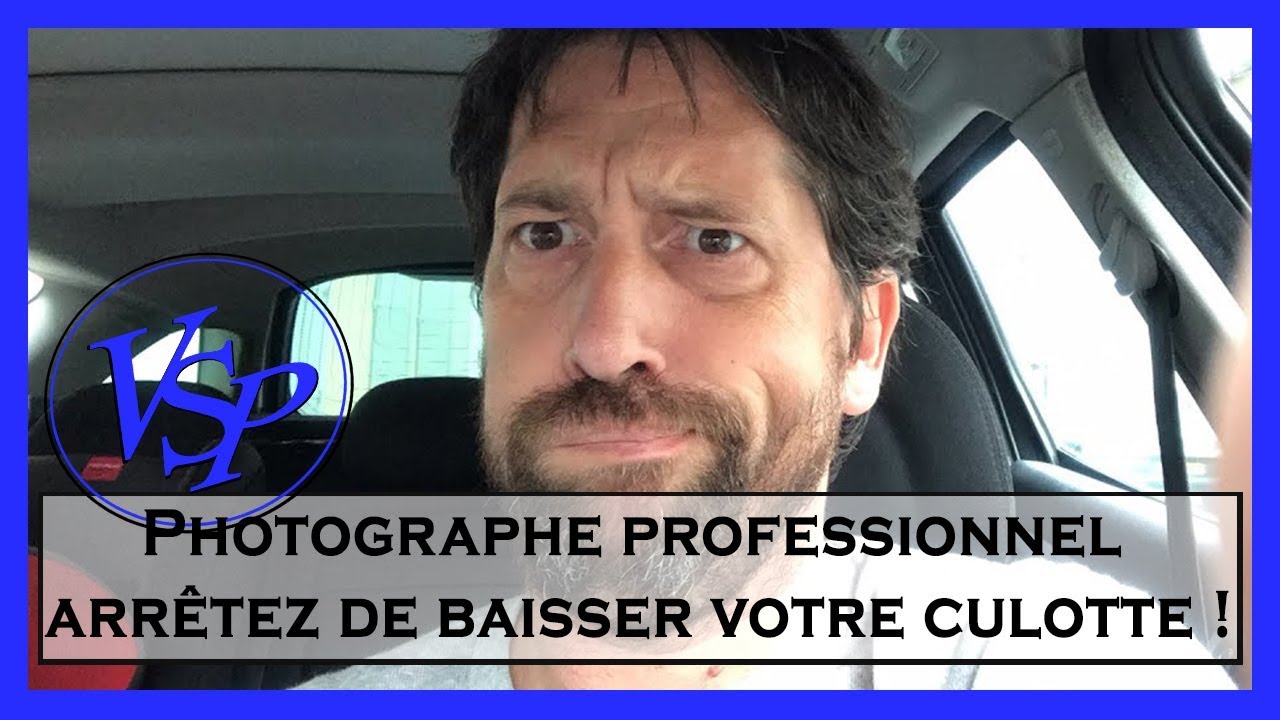 Photographe professionnel stop